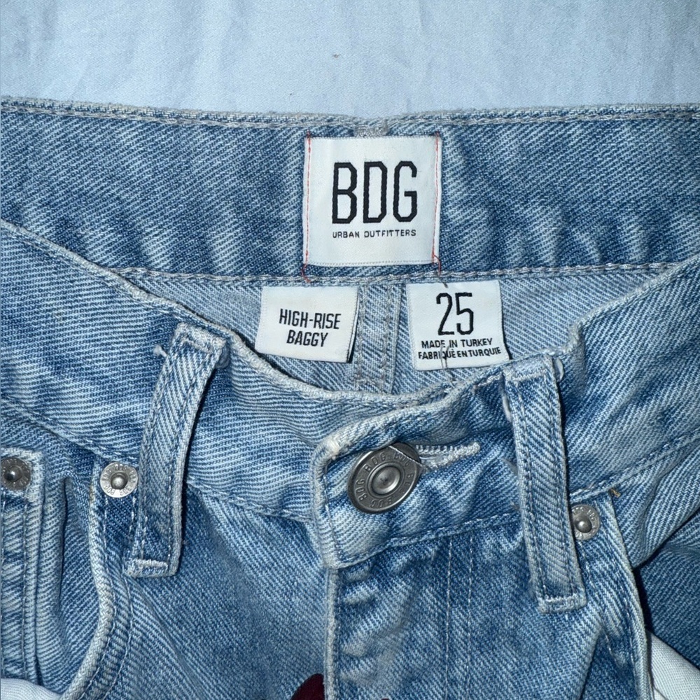 BDG urban outfitters high rise baggy jeans size 25